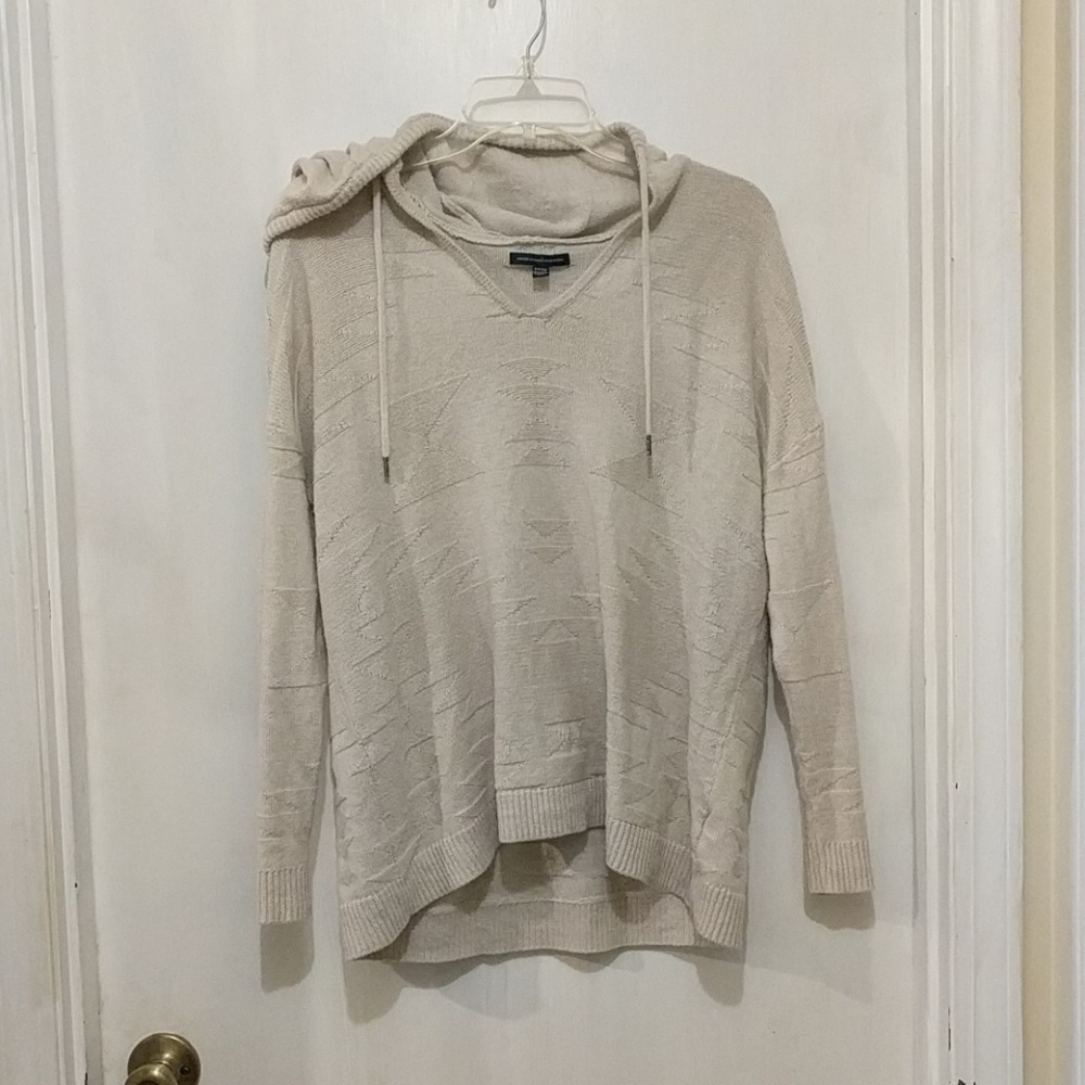 American Eagle Aztec Tribal Hoodie S !